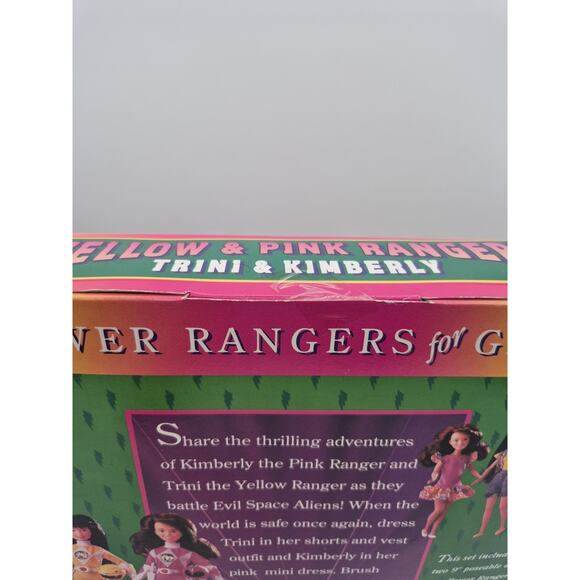 Mighty Morphin Power Rangers For Girls Yellow (Trini) & Pink (Kimberly) New - Picture 12 of 15